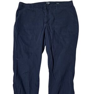 Jones New York Business Casual Black Chinos Size 14